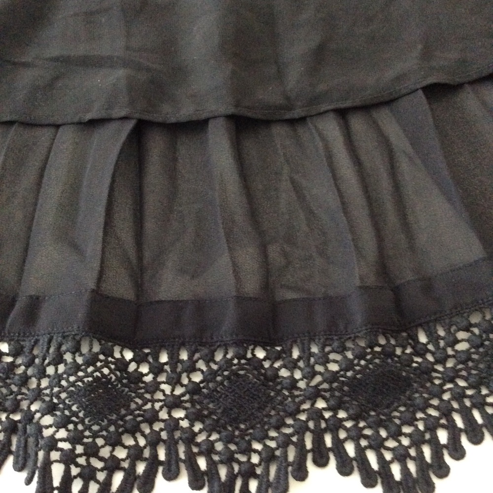 Tory Burch Sydney Black Pleated Silk Dress - Picture 14 of 16